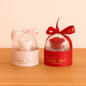 cajitas rosas preservadas